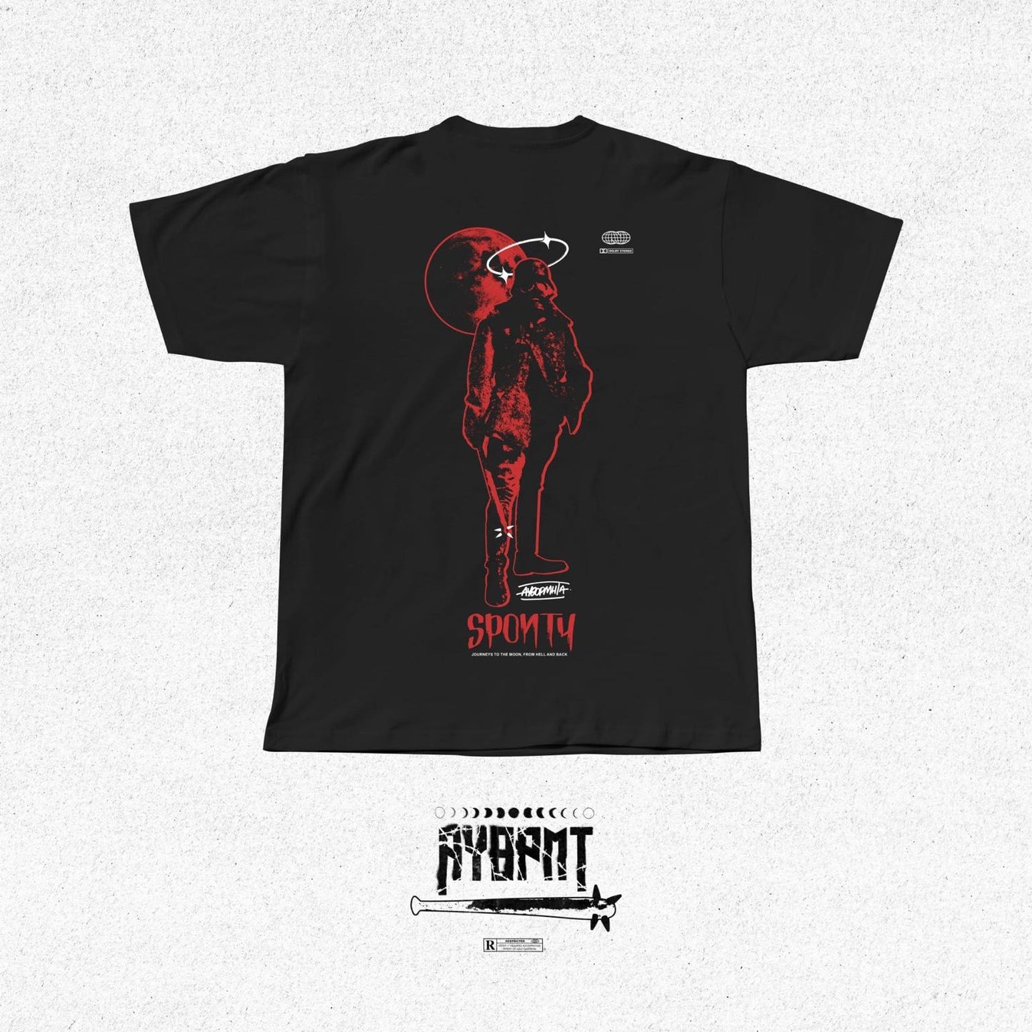 "ΑΥΘΡΜΤ" Black T-Shirt