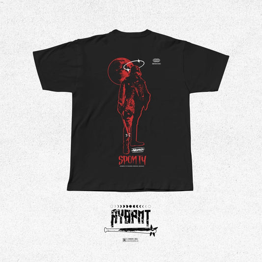 "ΑΥΘΡΜΤ" Black T-Shirt