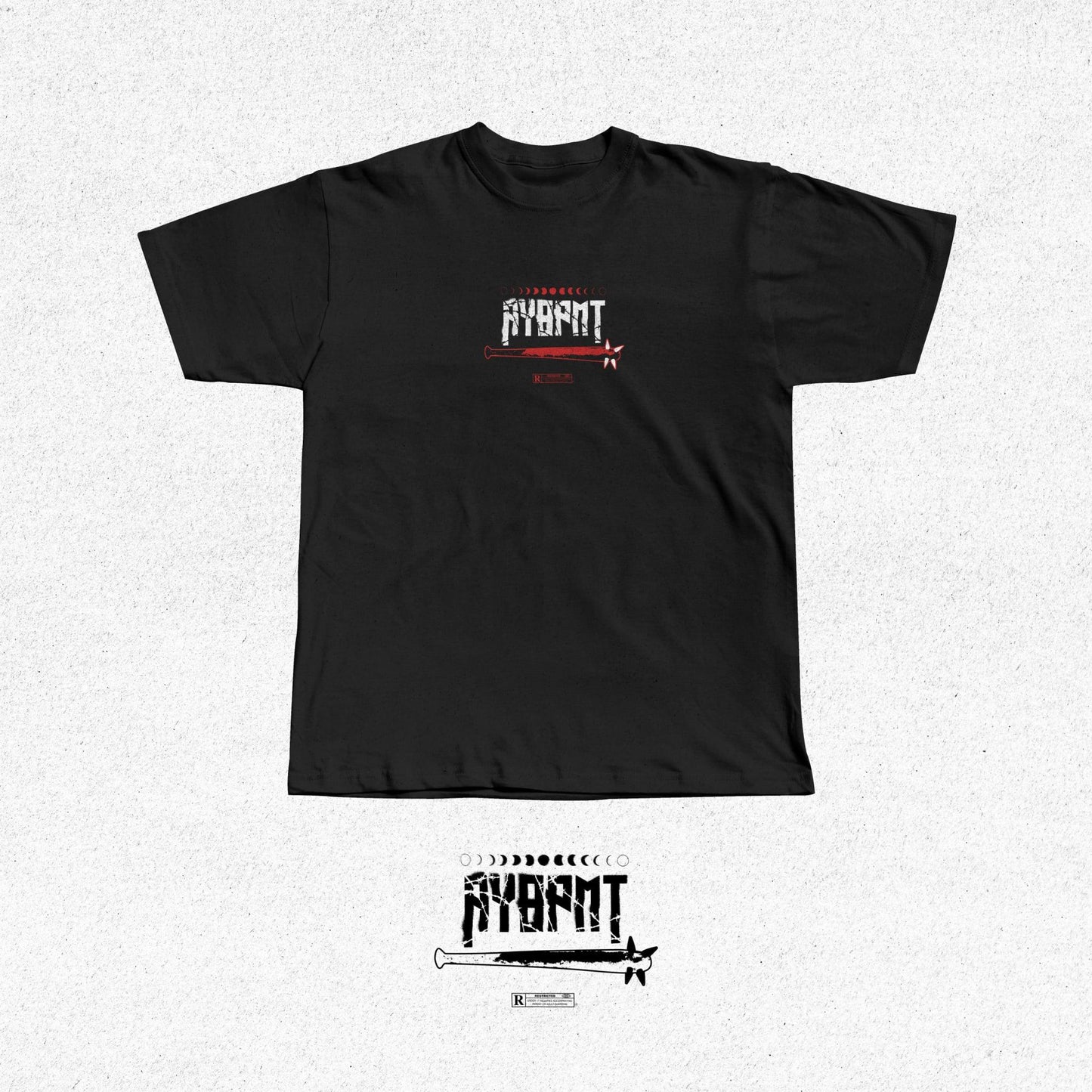 "ΑΥΘΡΜΤ" Black T-Shirt